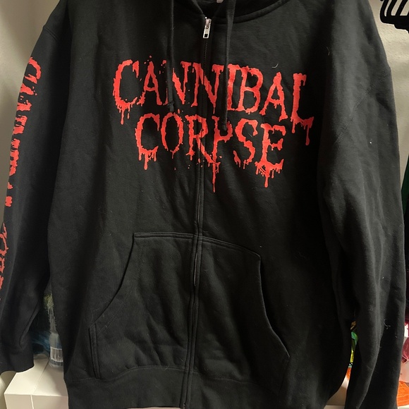 Men’s Large Cannibal Corpse “Butchered At Birth” Hoodie from tour - Picture 1 of 4